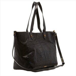 NWOT Joelle Hawkens Chryssie Croc Embossed Large Tote